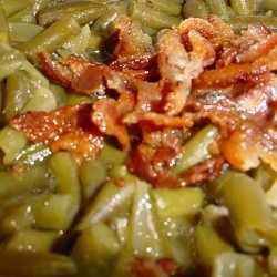Sweet - Sour Green Beans Loaded With Bacon recipe