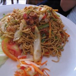 Vegetarian Mi Goreng (Indonesian Fried Noodles) recipe