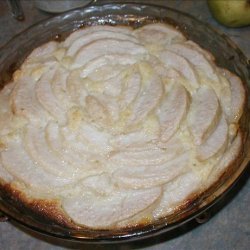 Crustless Pear and Almond Tart recipe