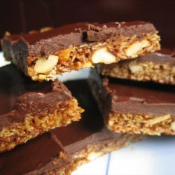 Chocolate Peanut Chewy Bars recipe