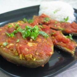 Urmila's Baked Potato and Eggplant Curry recipe