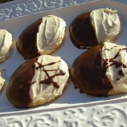 Low-Fat Black and White Cookies recipe