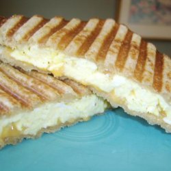 Scrambled Egg Breakfast Panini recipe