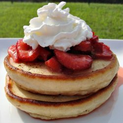 Pancakes With Fresh Strawberries recipe
