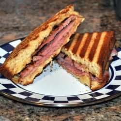 Ham & Caramelized Onion Grilled Cheese recipe