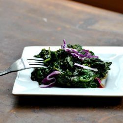 Stir-fried Spinach with Garlic recipe