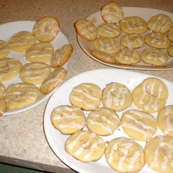Glazed Almond Cookies recipe