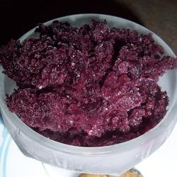 Blueberry Granita recipe