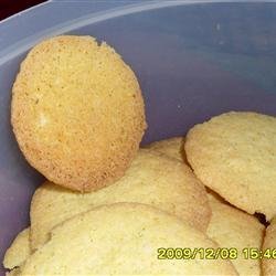 Cornmeal Coconut Cookies recipe