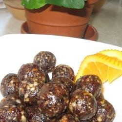 Orange-Fruit Nut Truffles recipe