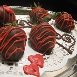 Healthier Chocolate Covered Strawberries recipe