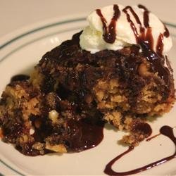 Warm Chocolate Peanut Butter Pudding Cake recipe