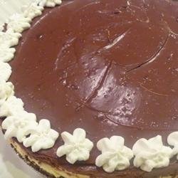 Chocolate Frosted Marble Cheesecake recipe