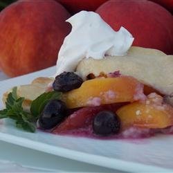 Peach Blueberry Pie recipe