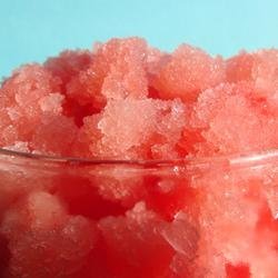 Watermelon Granita with Champagne recipe