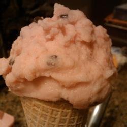 Watermelon Mint Ice Cream recipe