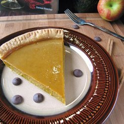 Sugarless Pumpkin Pie recipe