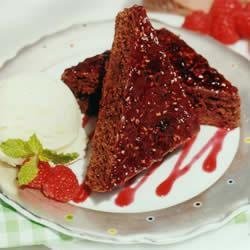 Chocolate Raspberry Treats recipe