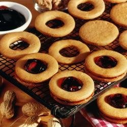 Peanut Butter and Jelly Sandwich Cookies recipe