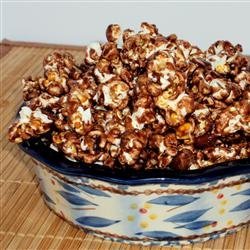 Chocolate Almond Popcorn recipe
