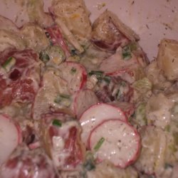 Creamy Potato Salad with Dill, Lemon & Radishes recipe