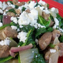 Lamb With Spinach recipe