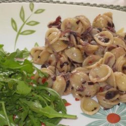 Orecchiette With Radicchio and Onions recipe
