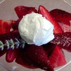 Strawberries in Lemon-lavender Syrup recipe