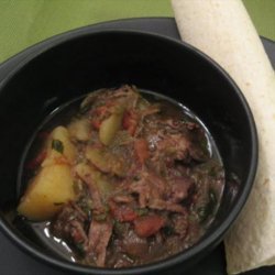 Crock Pot Chile Verde Stew (Caldillo) recipe