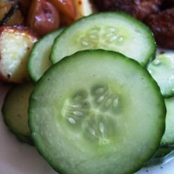 Pressed Cucumber Salad (Pressgurka) recipe