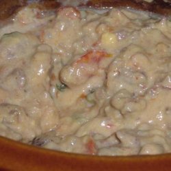 Mexican Dip in Crock Pot (Oamc) recipe