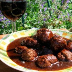 Meatballs in Merlot recipe