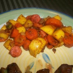 Stir Fried Carrots With Mango and Ginger recipe