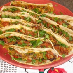 Chorizo, Potato, and Mushroom Tacos recipe