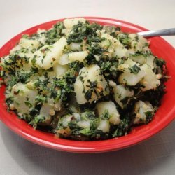 Italian Potatoes and Spinach recipe