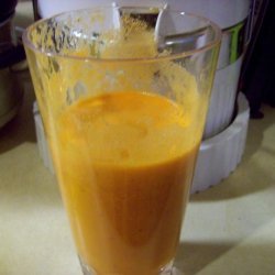 Carrot, Peach and Fresh Thyme Smoothie (Raw Food) recipe