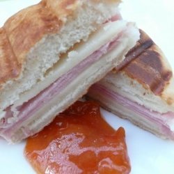 Ham and Manchego Panini With Dipping Sauce recipe