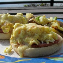 Scrambled Eggs Benedict recipe