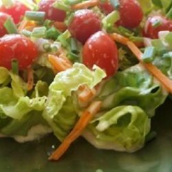 Boston Lettuce Salad With Creamy Orange Shallot Dressing recipe