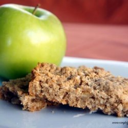 Peanut Butter and Apple Oatmeal Breakfast Bars recipe