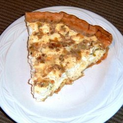Leek and Goat Cheese Quiche recipe