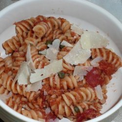 Fusilli With Tuna and Tomato Sauce recipe