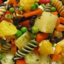 Black Bean Sunshine Pasta Salad recipe