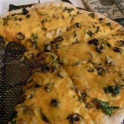 Spinach and Mushroom Pizza recipe