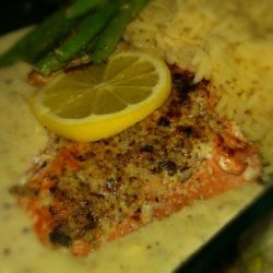 Hazelnut Crusted Salmon recipe