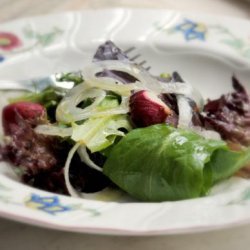 German/Bavarian Chopped Green Salad Mit Borretsch recipe