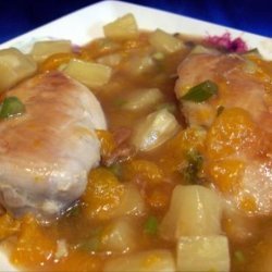 Pineapple, Mandarin, Ginger Chicken Breasts recipe