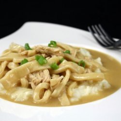 Mom's Easy Chicken & Homemade Noodles recipe