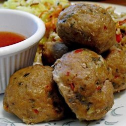 Thai Turkey Meatballs recipe