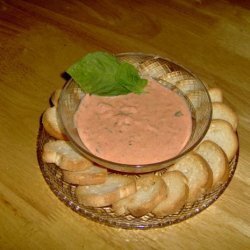 Roasted Red Bell Pepper and Garlic Dip recipe